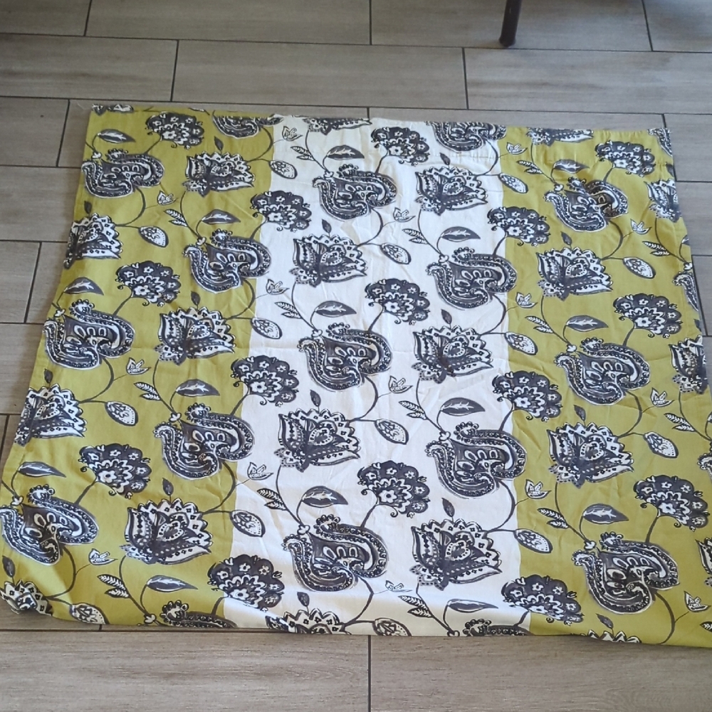 COPY - World Market Daniella 48x108 Floral Patterned Fabric.ONE Panel.